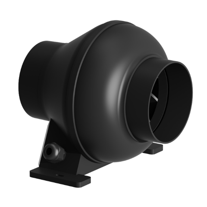 4 inch round Plastic Inline Tube Fan BF4