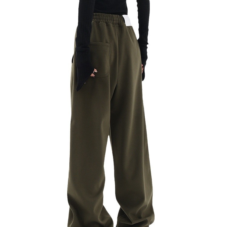 New high-waisted slimming wide-leg casual pants for spring 2025