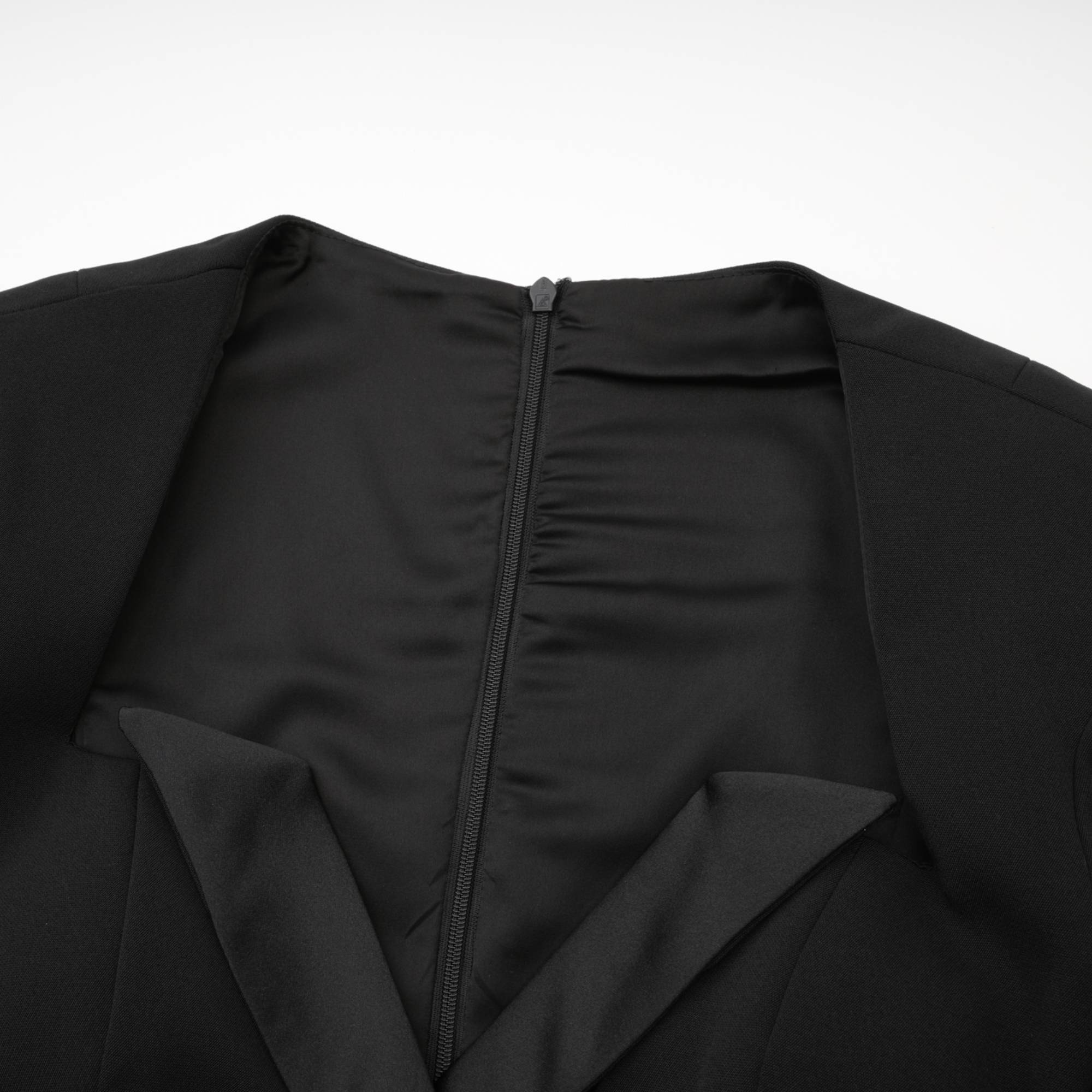 Fiadh black double-breasted mini dress