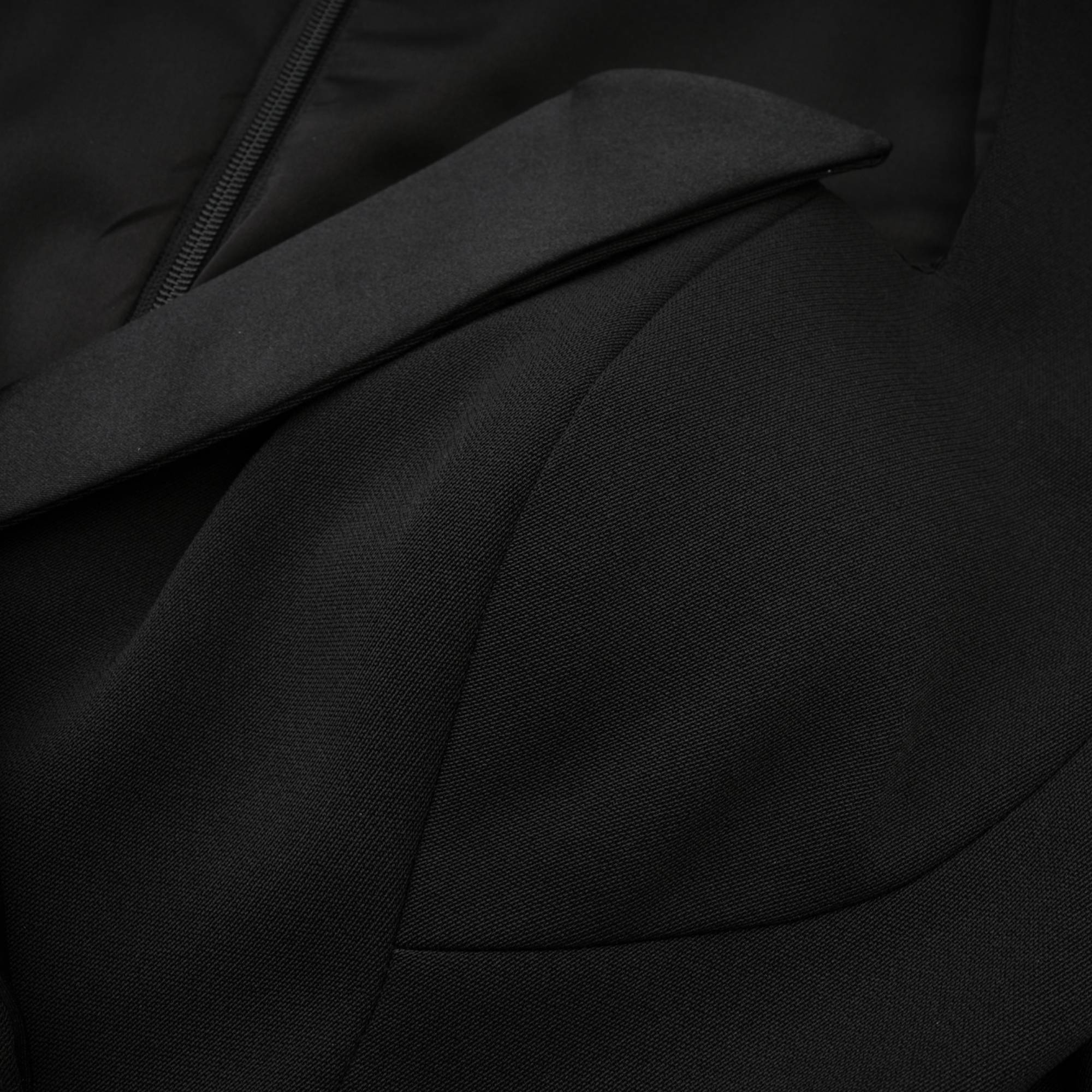 Fiadh black double-breasted mini dress