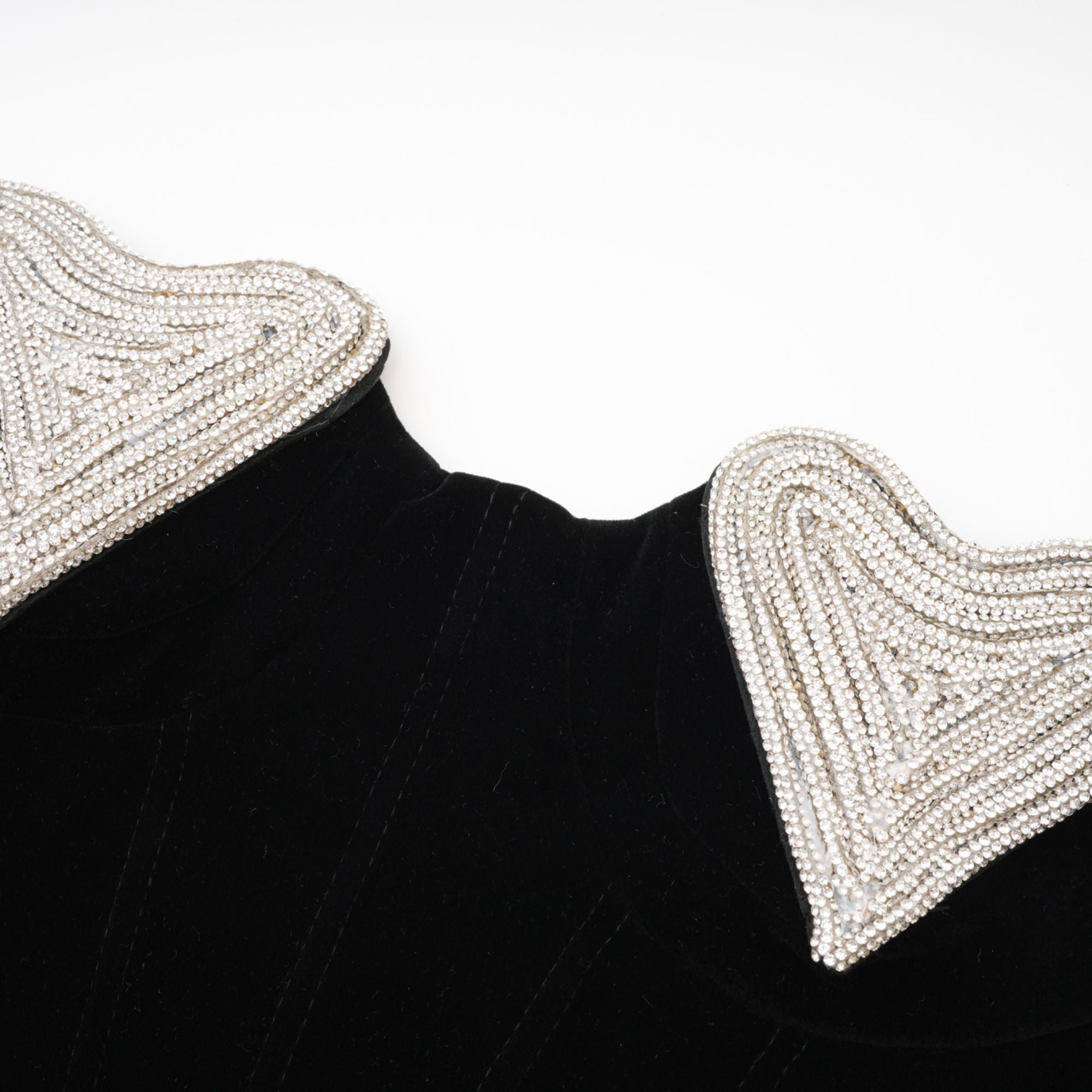 Leonya black embellished mini dress