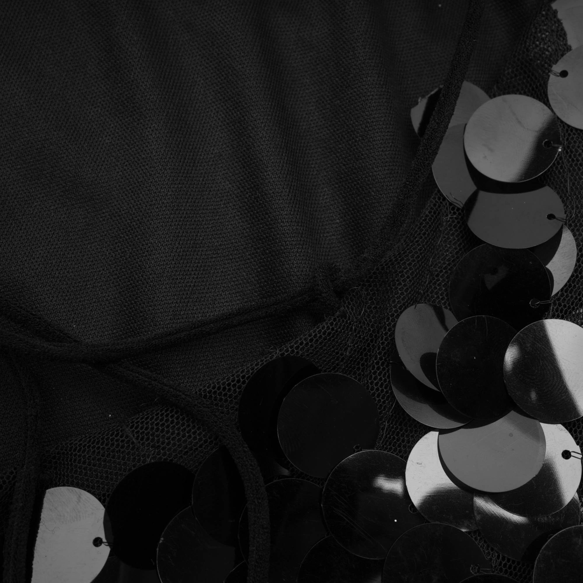 Lysandra black embellished midi dress