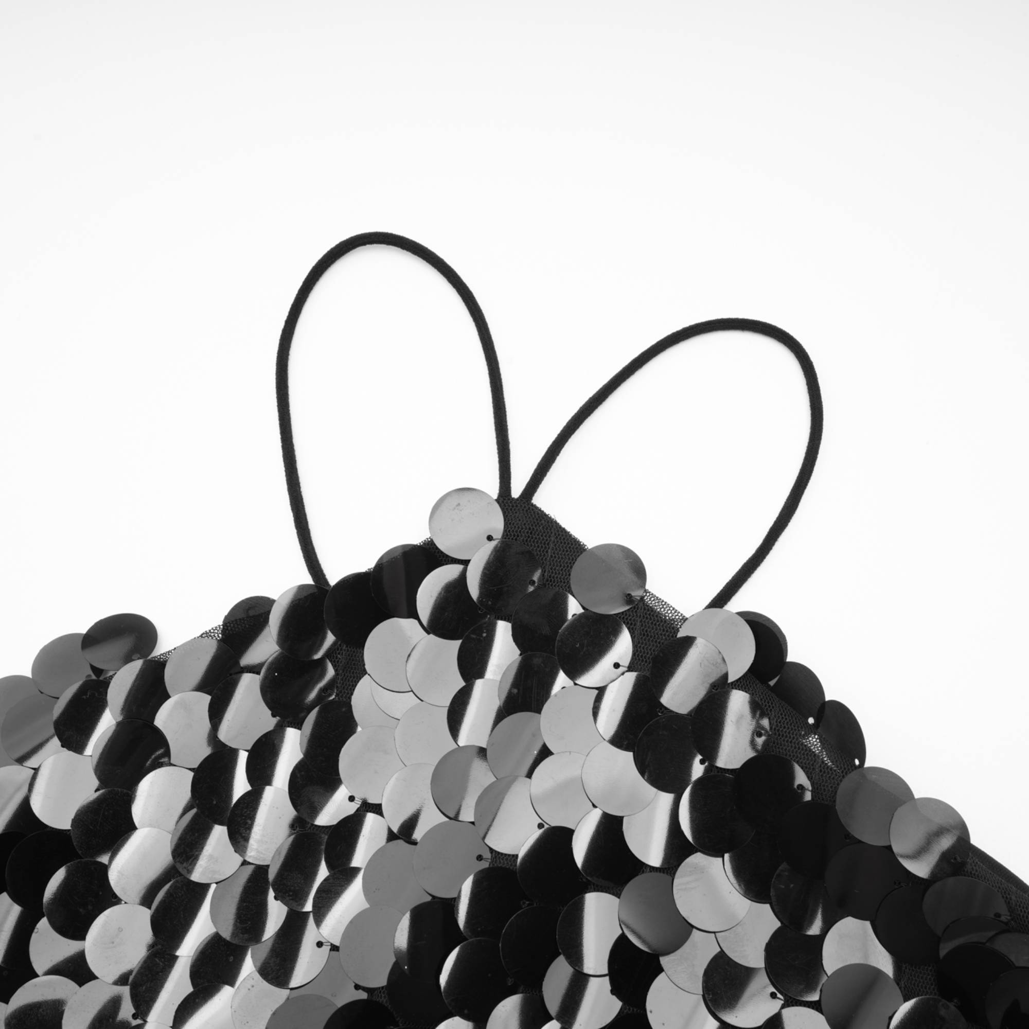 Lysandra black embellished midi dress