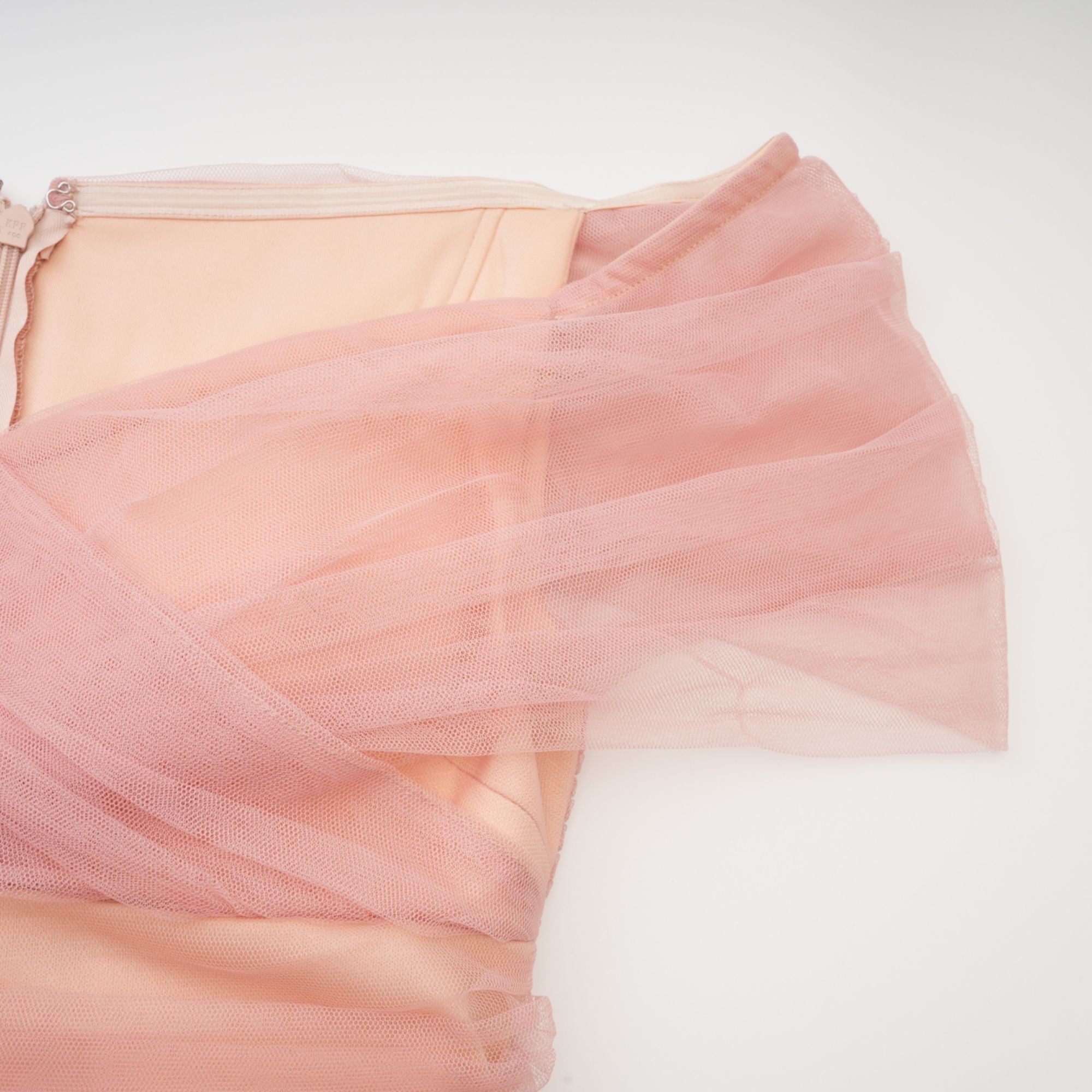 Solène pink tiered maxi dress