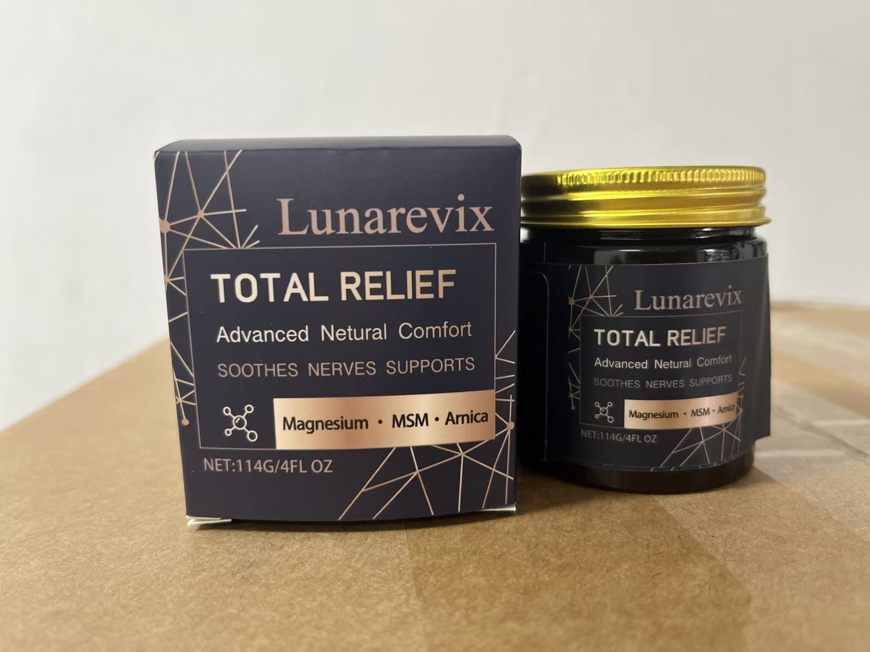 Total Relief & Repair Body Cream with Arnica & Magnesium | Natural Joint Soothing Moisturizer | Daily Nourishment for Hands, Feet, Knees, Neck & Back, 100g