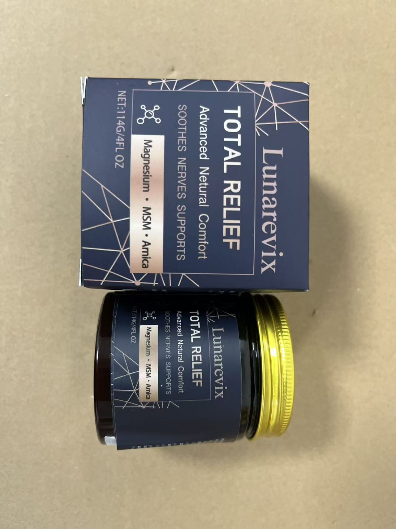 Total Relief & Repair Body Cream with Arnica & Magnesium | Natural Joint Soothing Moisturizer | Daily Nourishment for Hands, Feet, Knees, Neck & Back, 100g