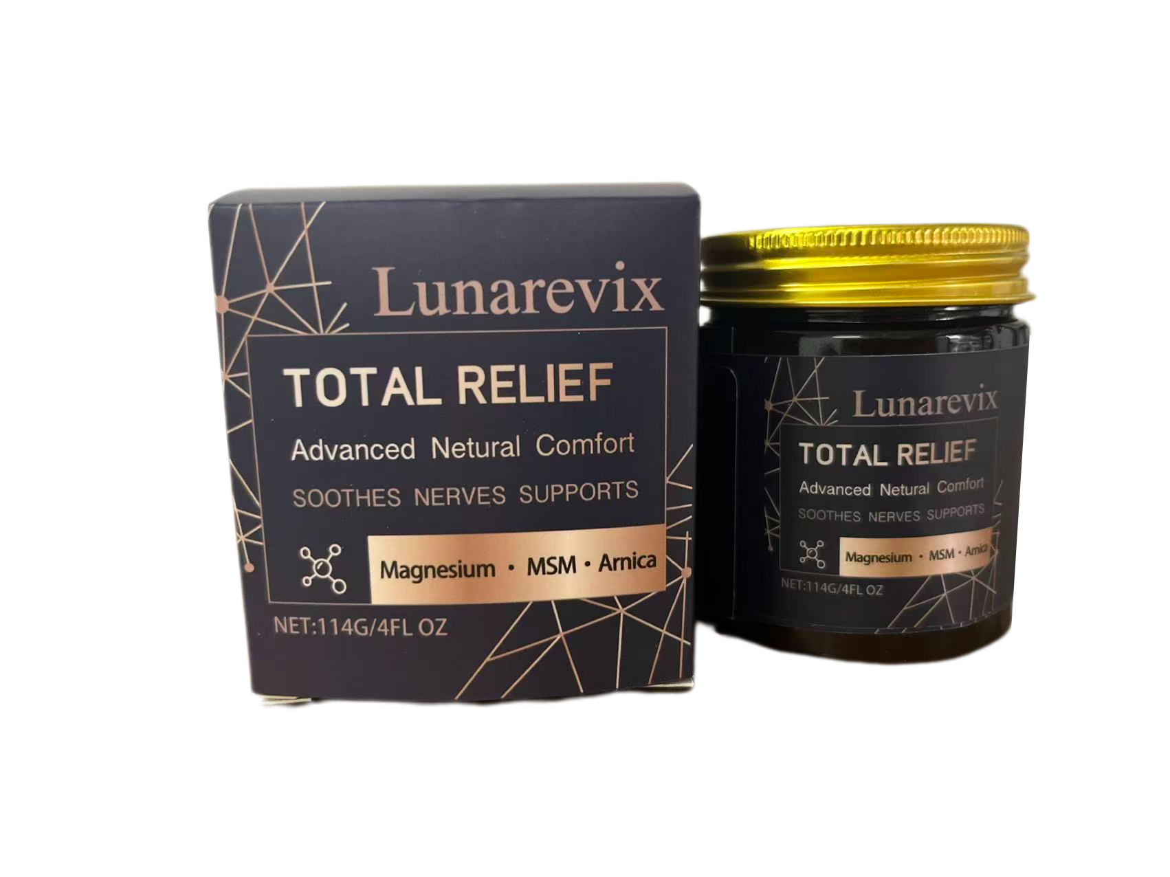 Total Relief & Repair Body Cream with Arnica & Magnesium | Natural Joint Soothing Moisturizer | Daily Nourishment for Hands, Feet, Knees, Neck & Back, 100g