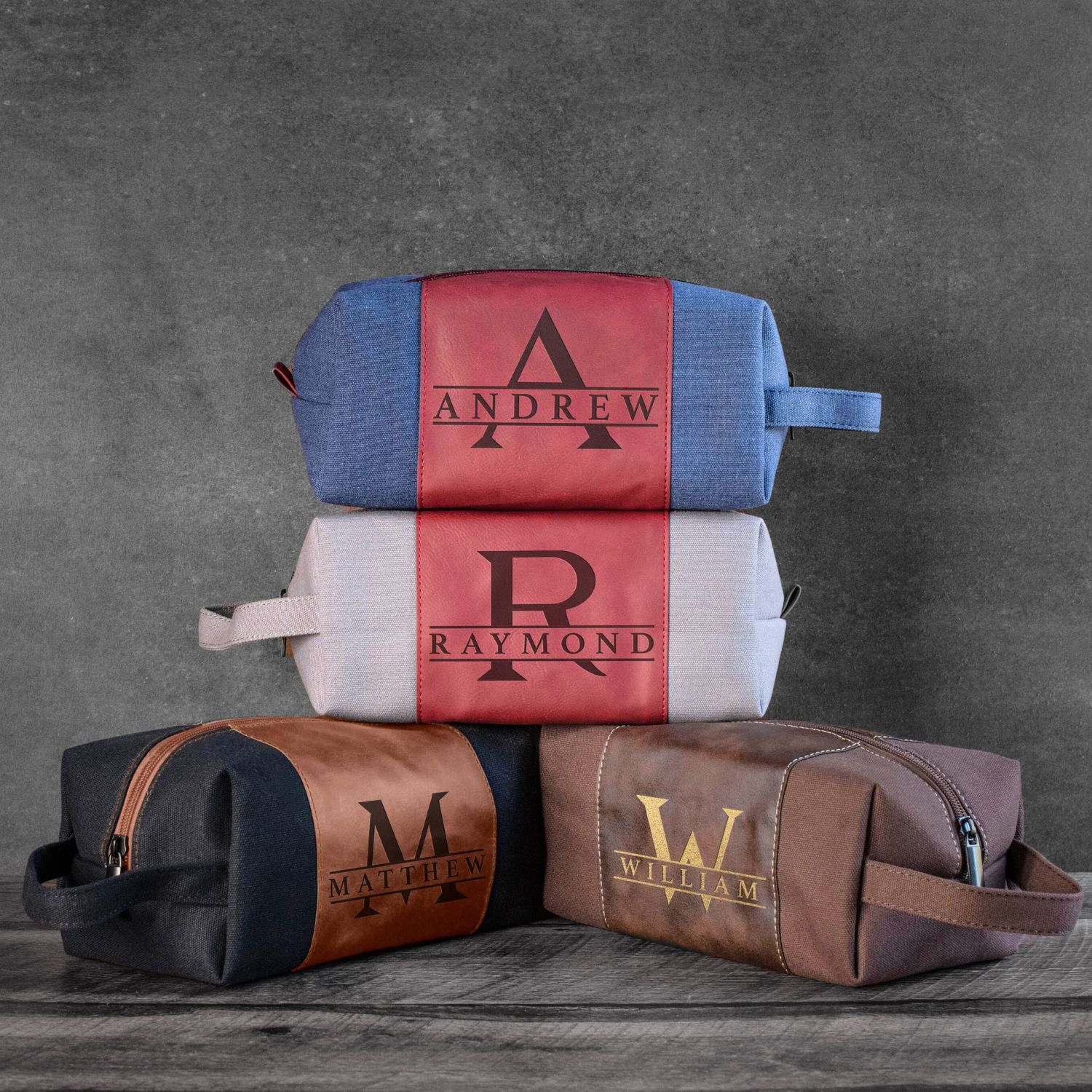 Personalized Leather Toiletry Storage Bag | GC006
