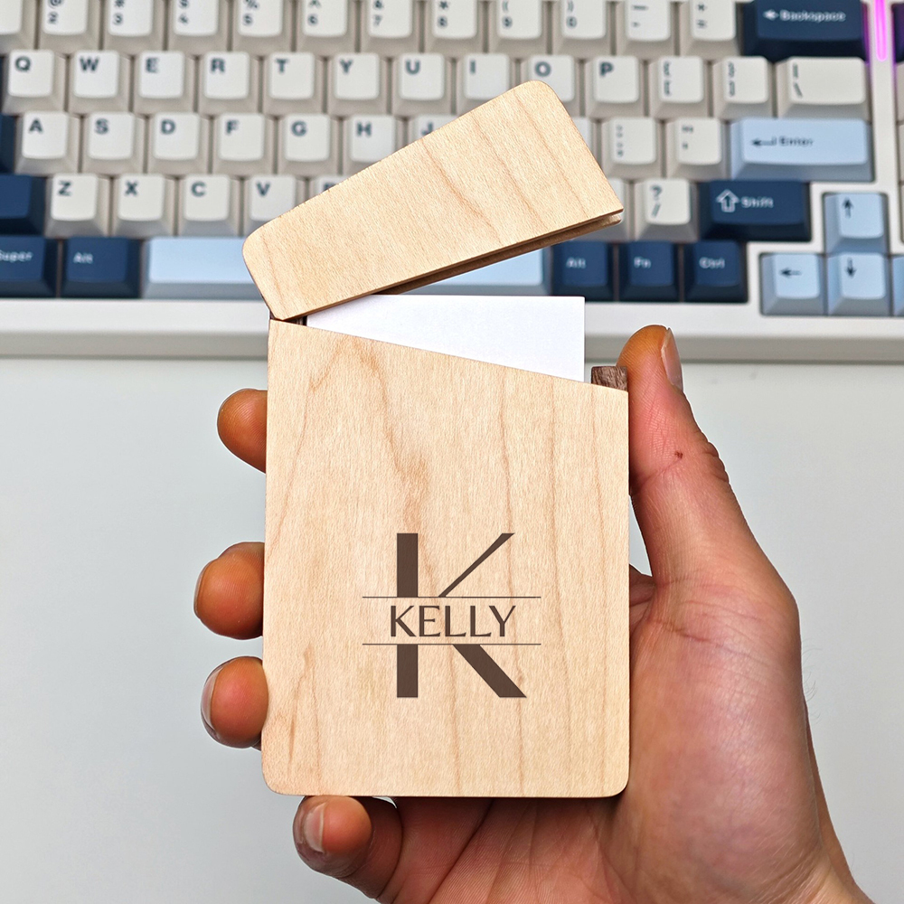 Personalized Engraved Business Magnet Card Holder | GC008