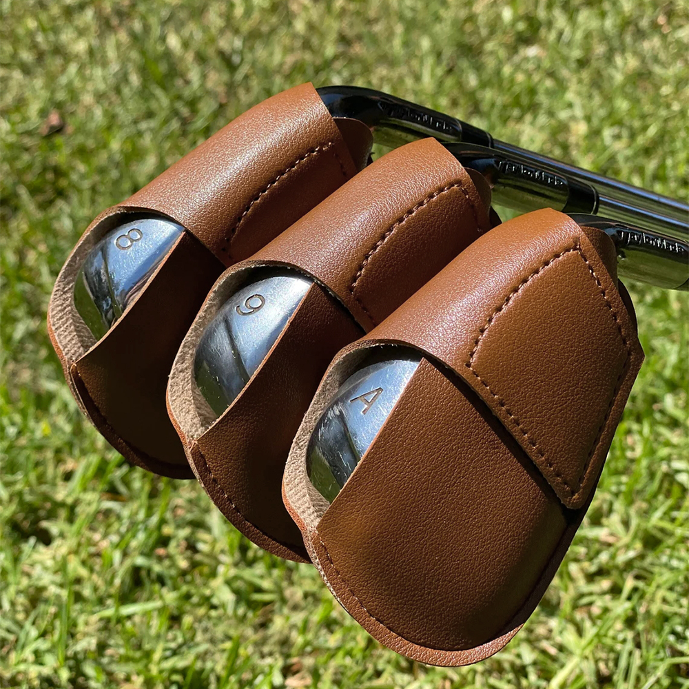 Personalized Leather Golf Club Protective Covers | GC034
