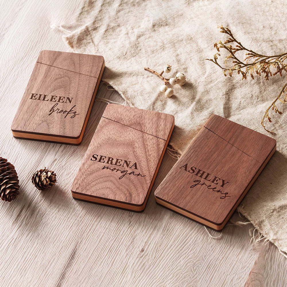 Personalized Engraved Business Magnet Card Holder | GC008