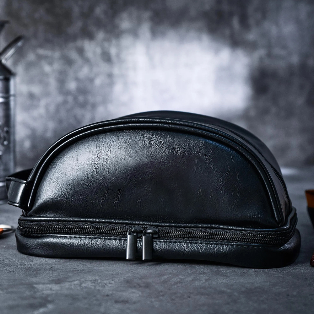 Personalized Leather Travel Toiletry Bag | GC00901