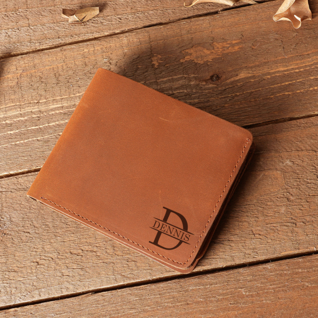 Personalized Vintage Leather Wallet | GC012