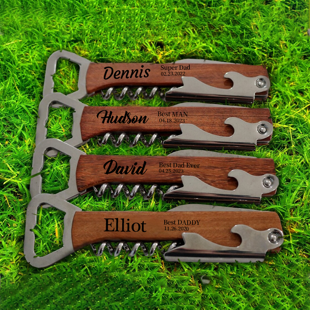 Warm Wood Warm World Style XXXIX ( Personalized Bottle Opener)