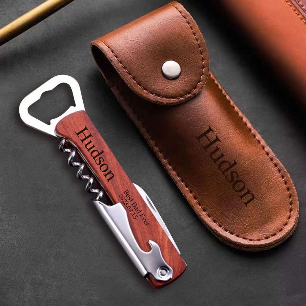 Warm Wood Warm World Style XXXIX ( Personalized Bottle Opener)