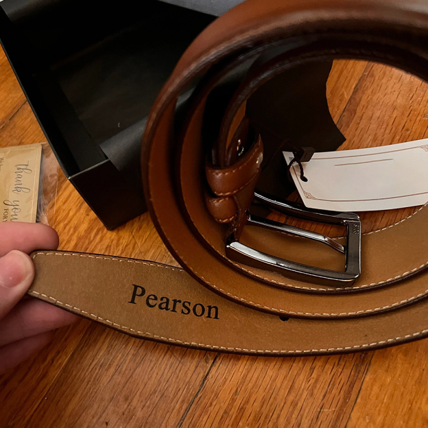 Personalized Vintage Handmade Leather Belt | GC001