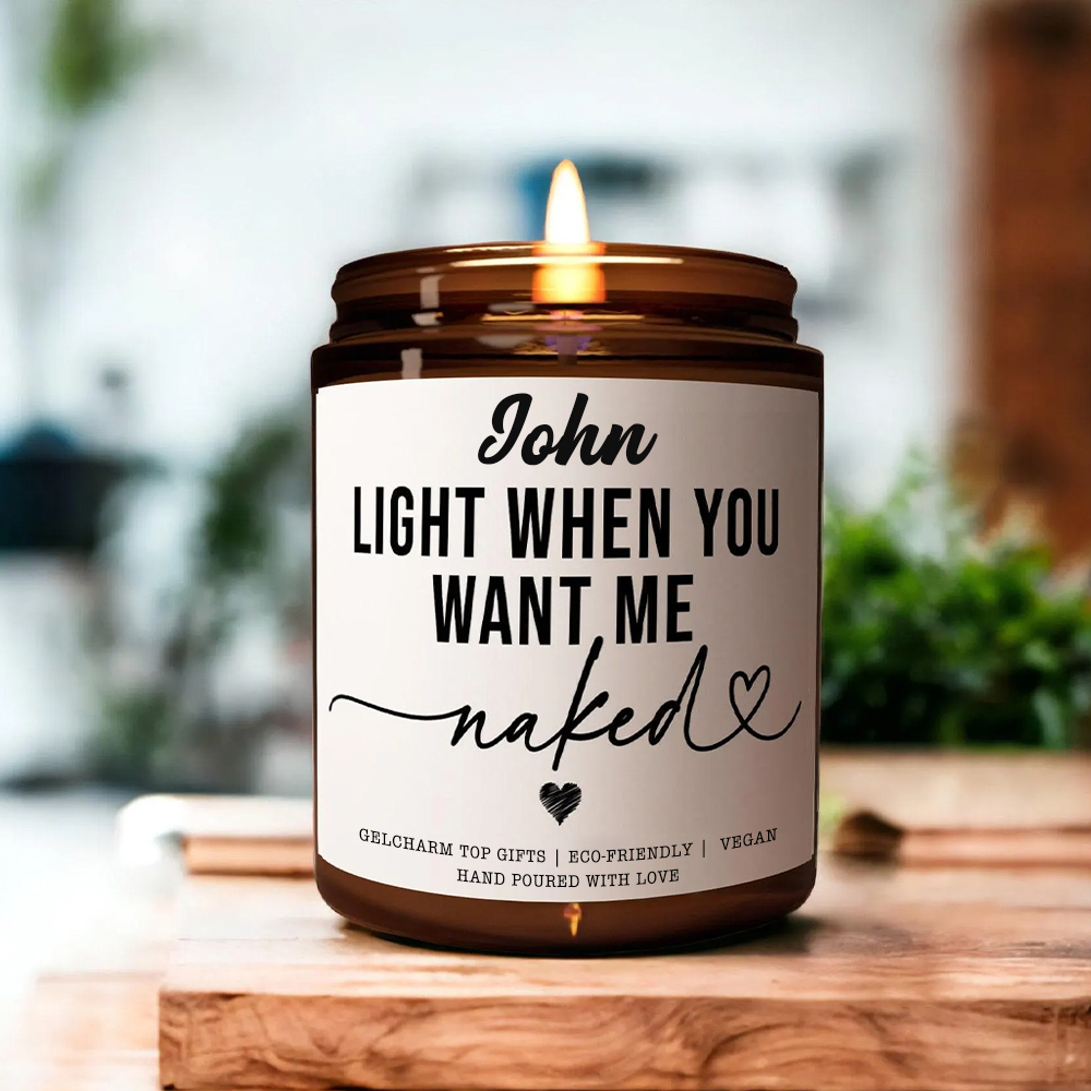 Personalized Valentine's Anniversary Scented Jar Candle | GC032