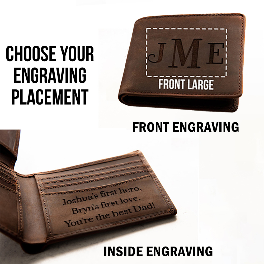 Personalized Leather RFID Wallet | GC010
