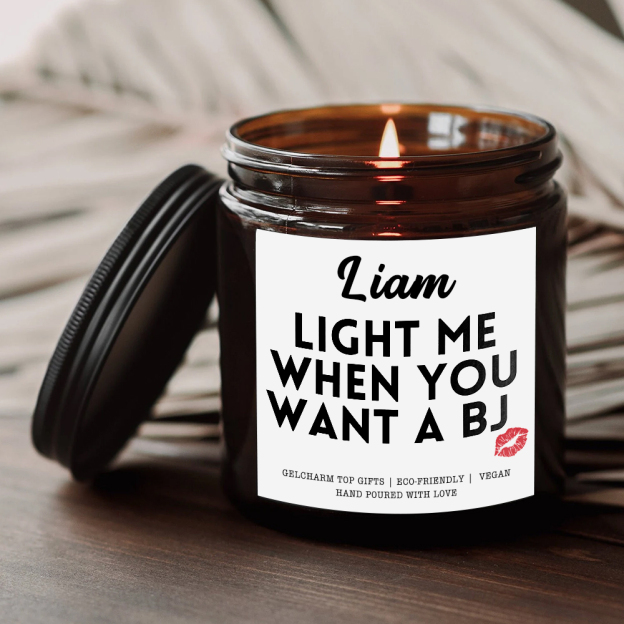 Personalized Valentine's Anniversary Scented Jar Candle | GC032