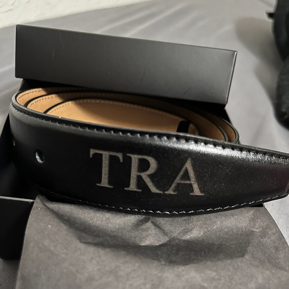 Personalized Vintage Handmade Leather Belt | GC001