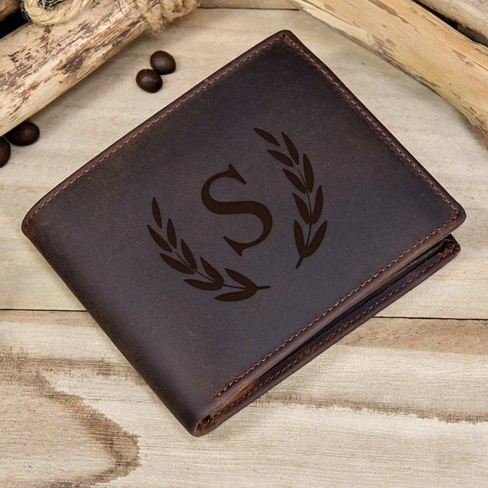 Personalized Leather RFID Wallet | GC010