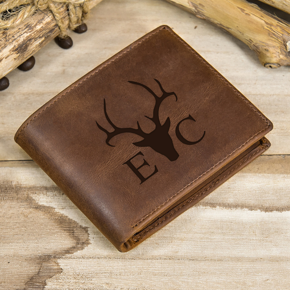 Personalized Leather RFID Wallet | GC010