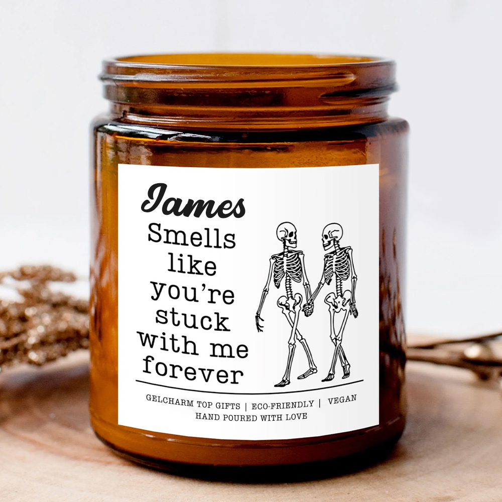 Personalized Valentine's Anniversary Scented Jar Candle | GC032