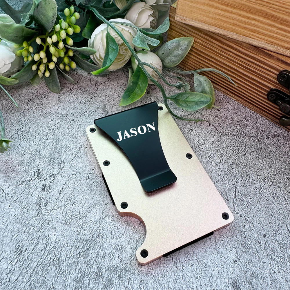 Personalized RFID Versatile Metal Card Wallet | GC030