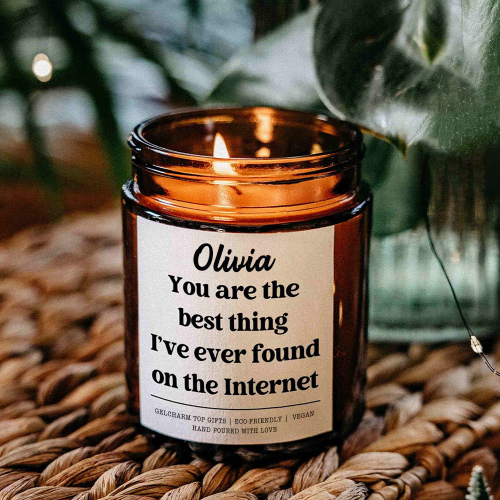 Personalized Valentine's Anniversary Scented Jar Candle | GC032