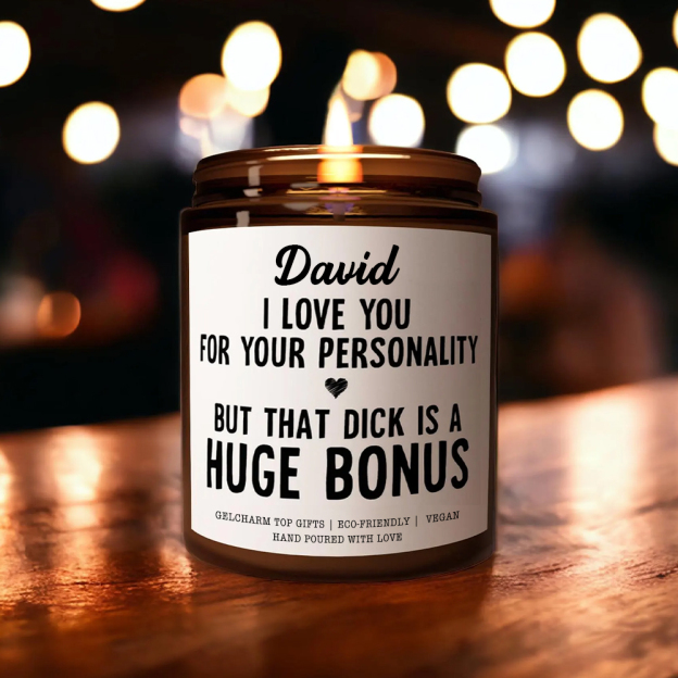 Personalized Valentine's Anniversary Scented Jar Candle | GC032