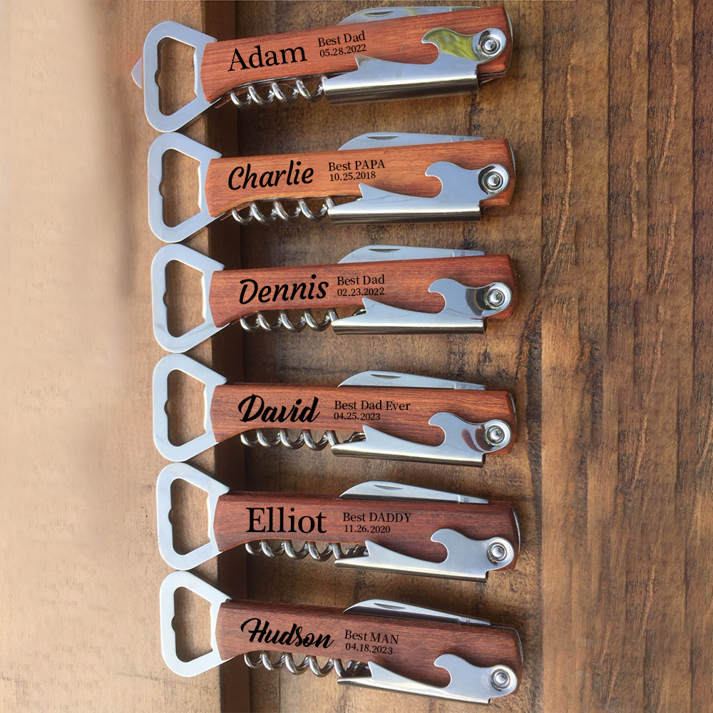 Warm Wood Warm World Style XXXIX ( Personalized Bottle Opener)