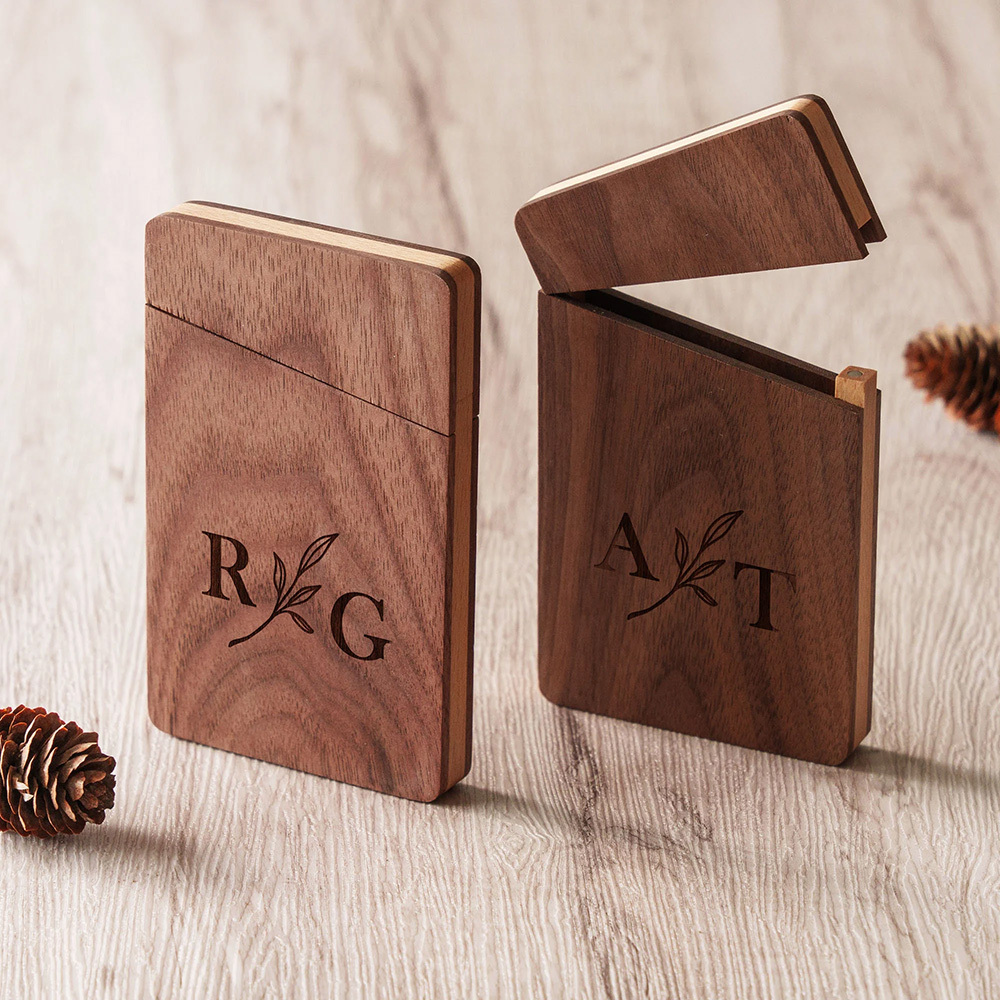 Personalized Engraved Business Magnet Card Holder | GC008