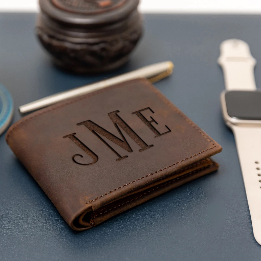 Personalized Leather RFID Wallet | GC010