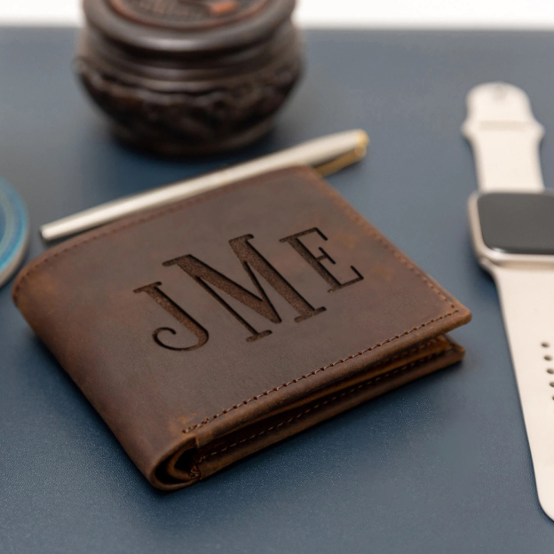 Personalized Leather RFID Wallet | GC010