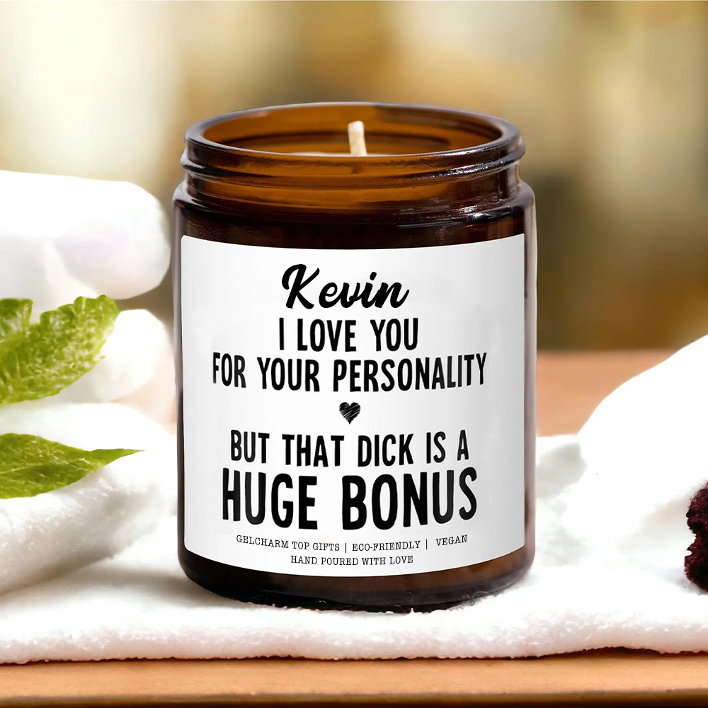Personalized Valentine's Anniversary Scented Jar Candle | GC032