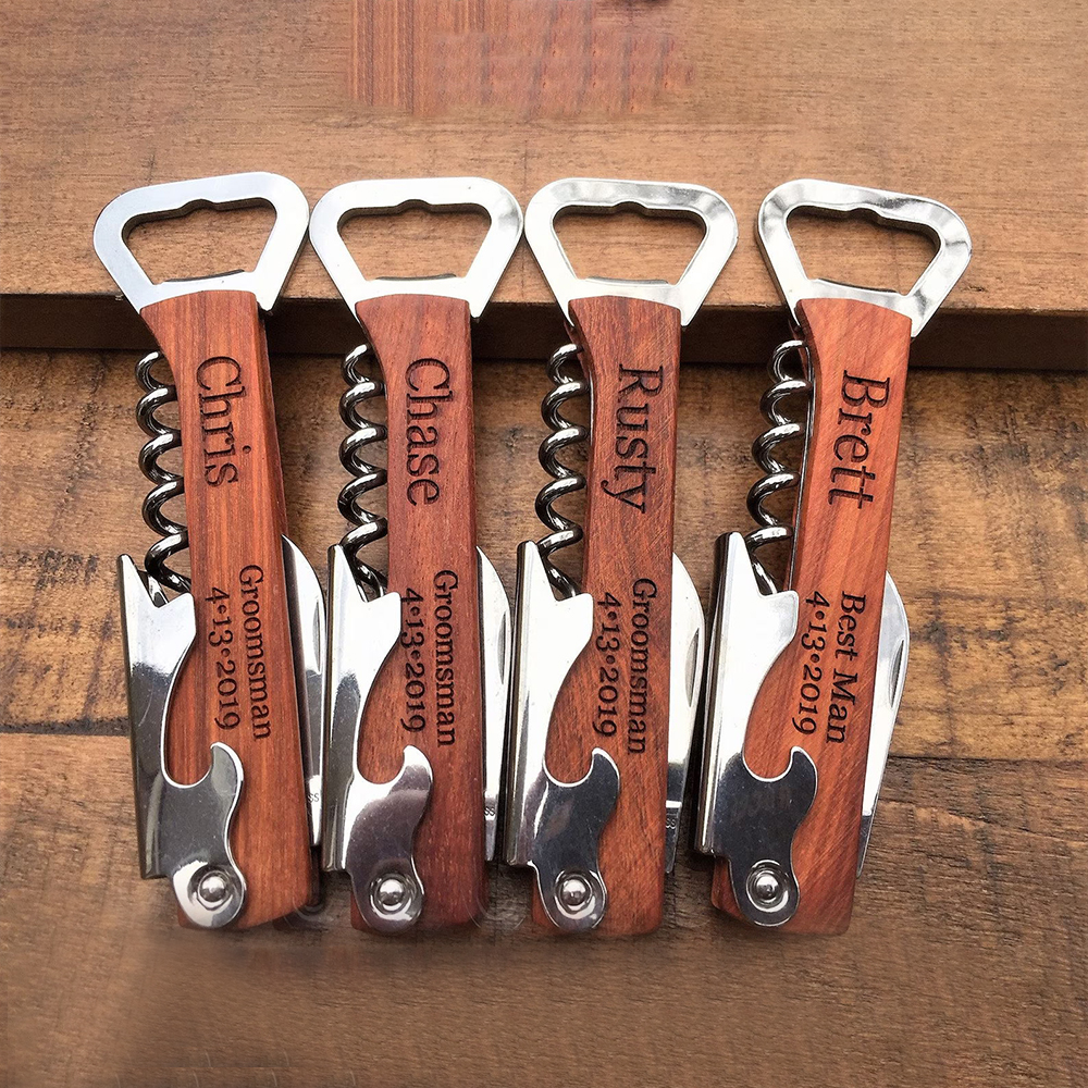 Warm Wood Warm World Style XXXIX ( Personalized Bottle Opener)