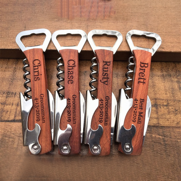 Warm Wood Warm World Style XXXIX ( Personalized Bottle Opener)