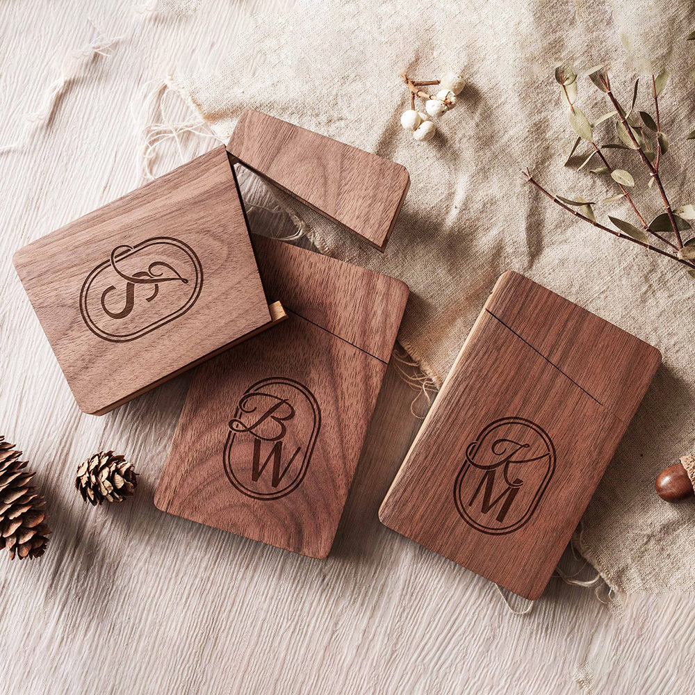 Personalized Engraved Business Magnet Card Holder | GC008