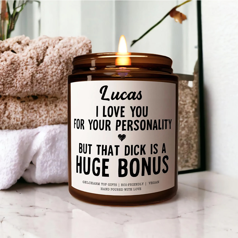 Personalized Valentine's Anniversary Scented Jar Candle | GC032