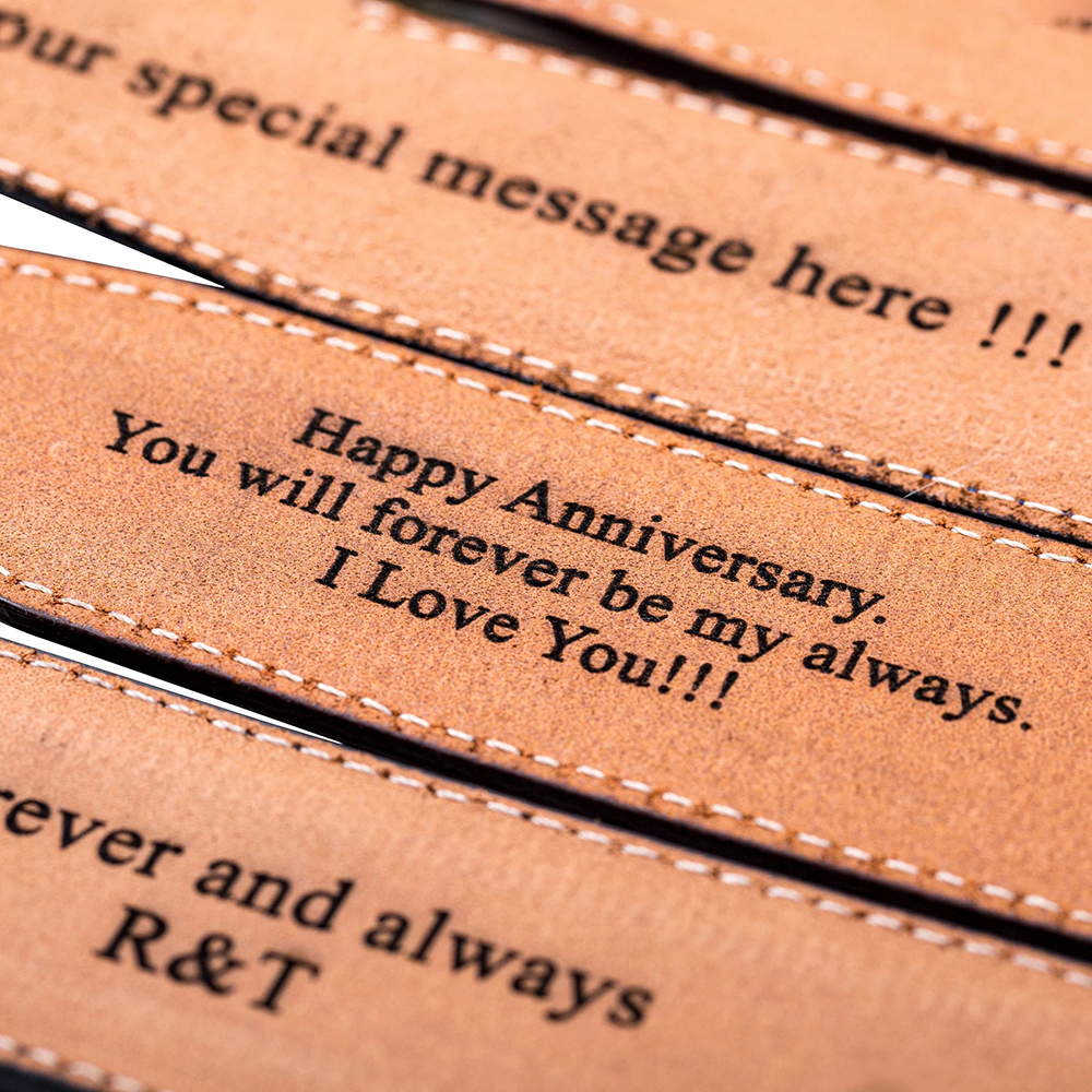 Personalized Vintage Handmade Leather Belt | GC001