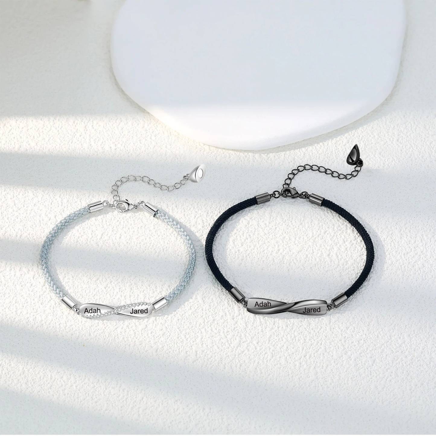 Personalized Mobius Forever Love Couple Bracelets Set | GC024