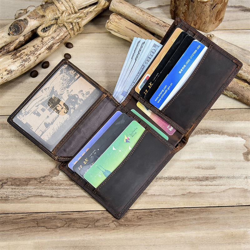 Personalized Leather RFID Wallet | GC010