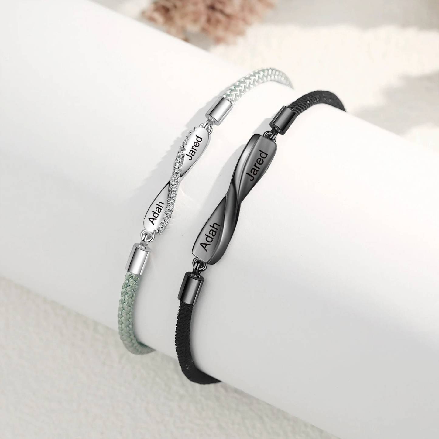 Personalized Mobius Forever Love Couple Bracelets Set | GC024
