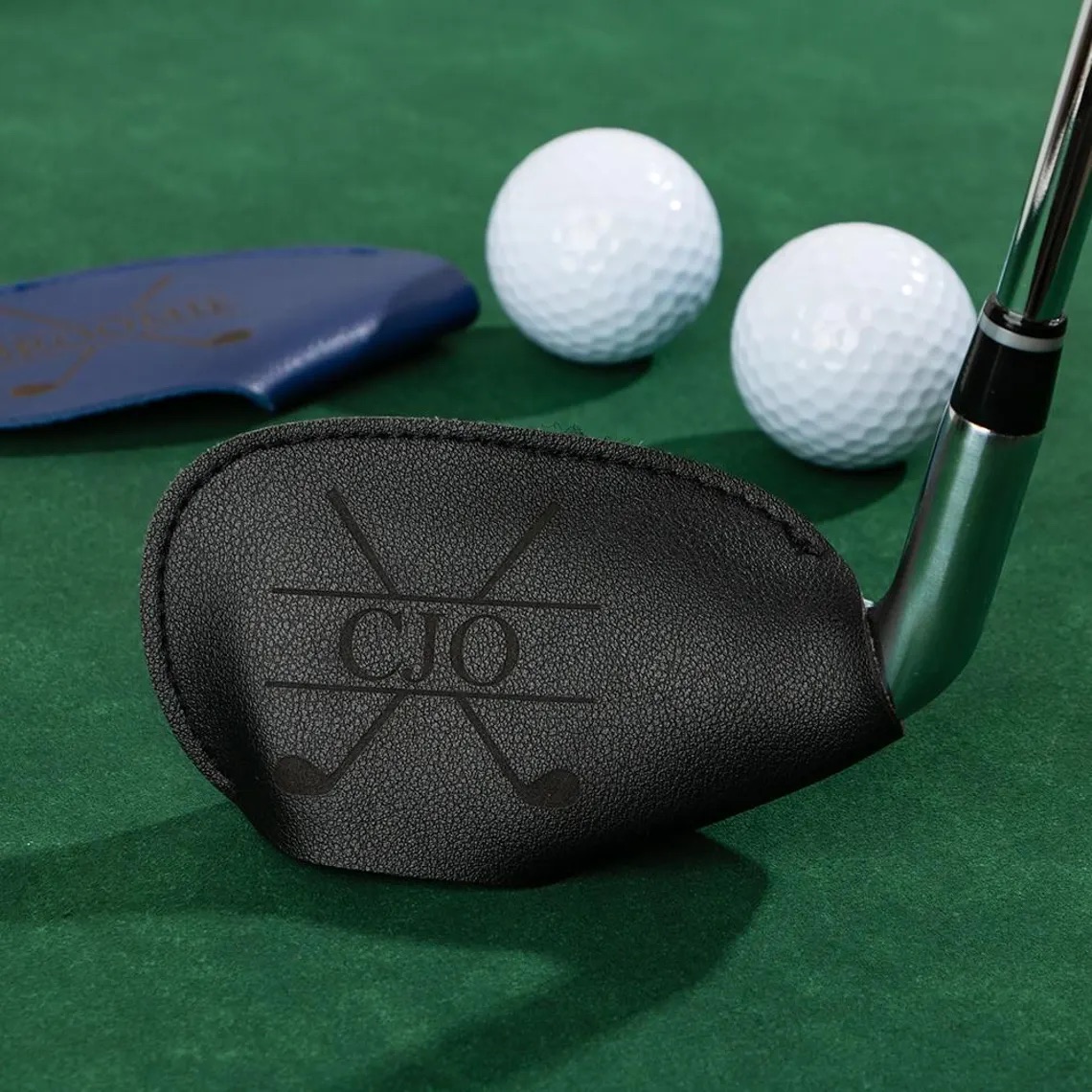 Personalized Leather Golf Club Protective Cover | GC034