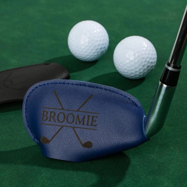 Personalized Leather Golf Club Protective Cover | GC034