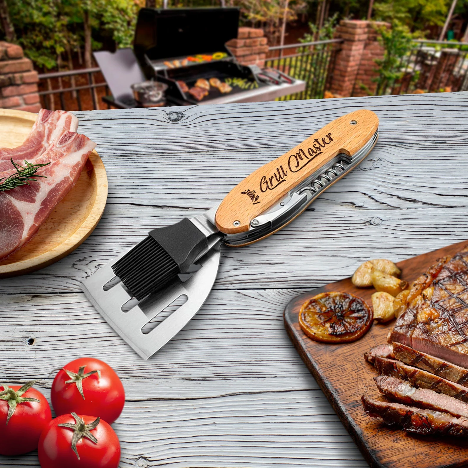 Personalized BBQ 6 In 1 for Multifunctional Combination Tool | Outdoor02