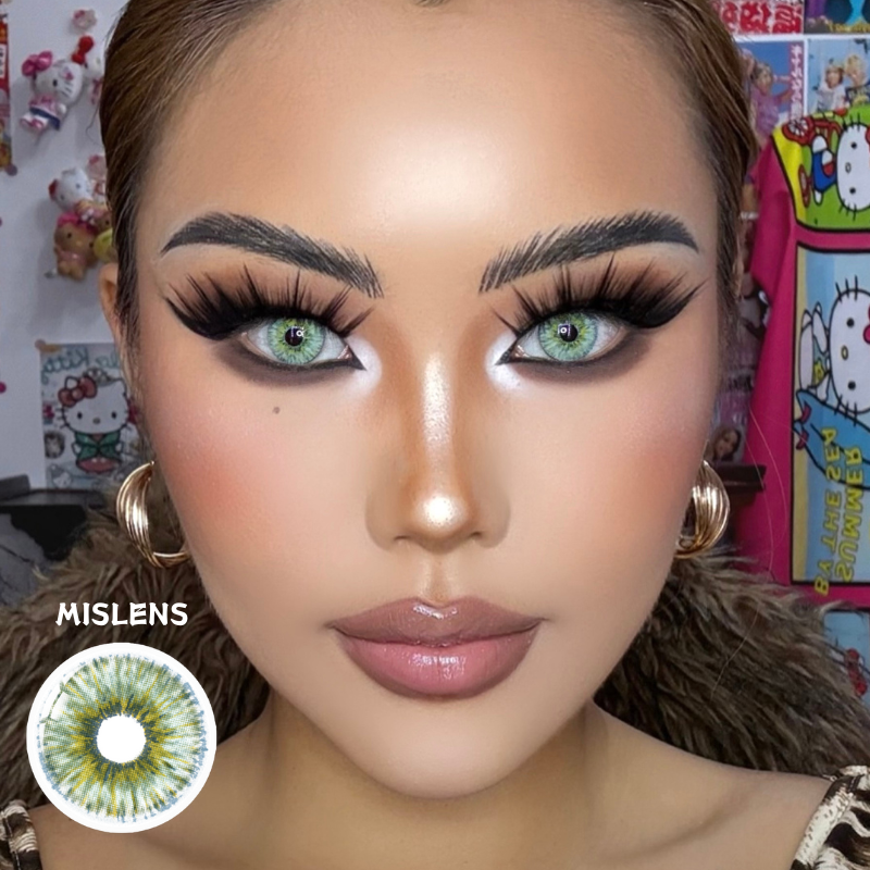 【U.S Warehouse】Mislens Rare Iris Green