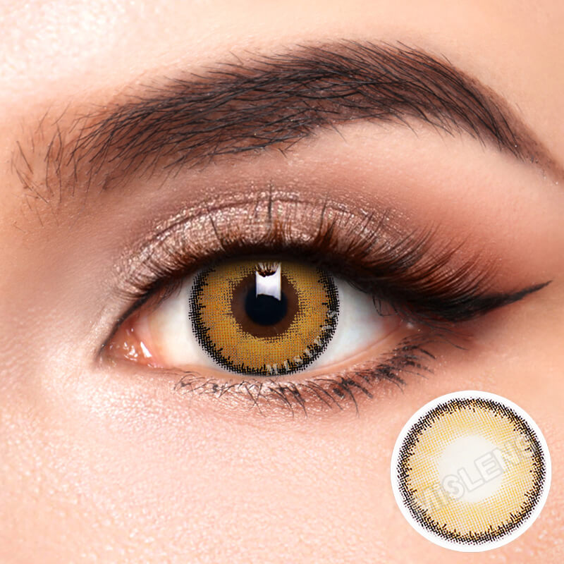 【Clearance】Mislens Egypt brown color contact Lenses for dark brown eyes
