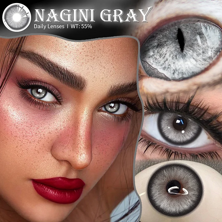 【New】1 Day 2 Pcs | Nagini Gray Prescription Trial