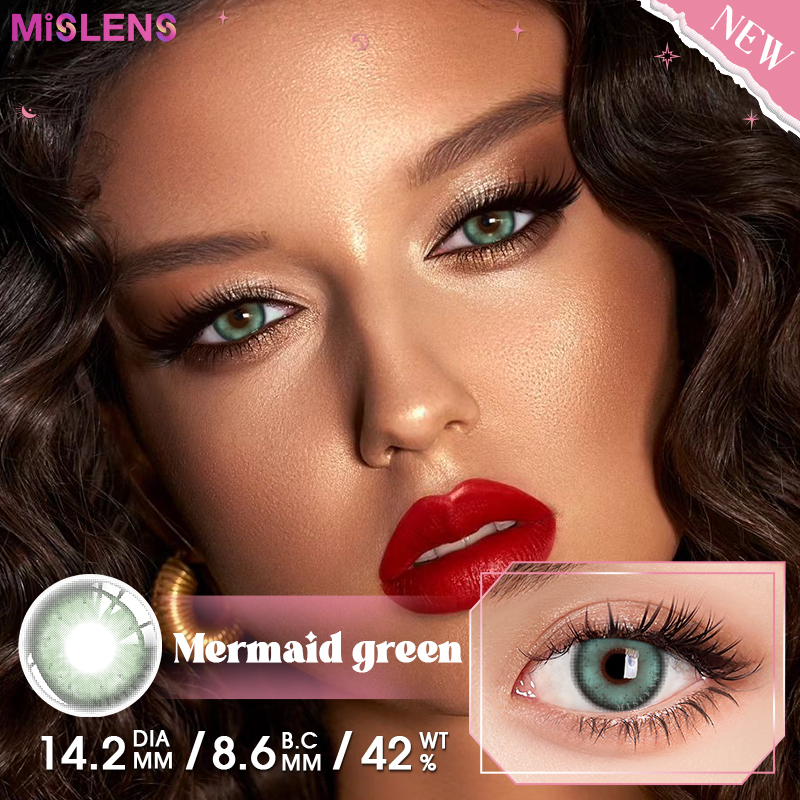 【New】【Prescription】Mislens Mermaid Green